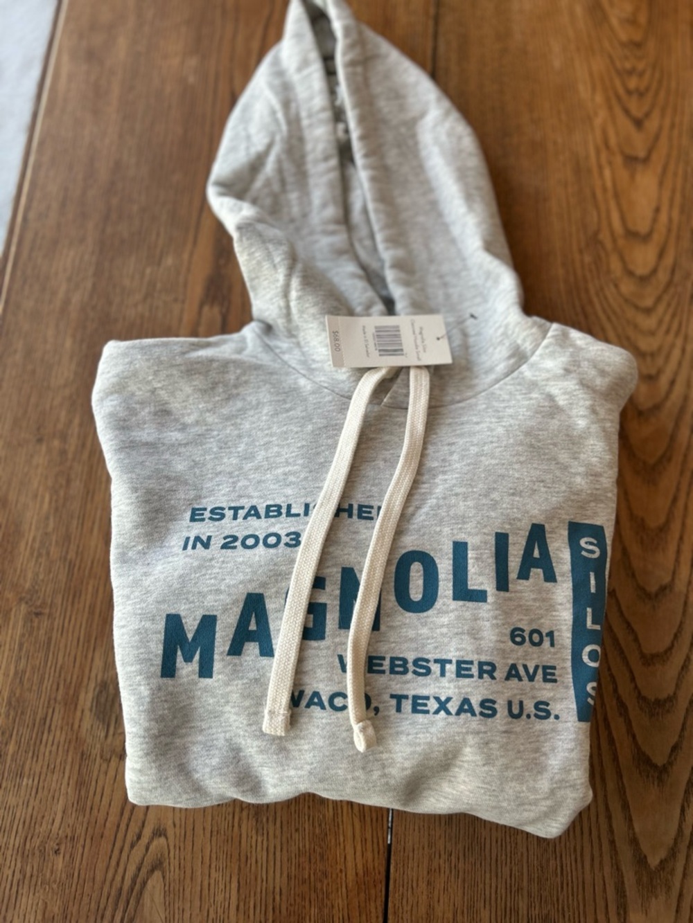 Magnolia Market Silos Gray Graphic Hoodie